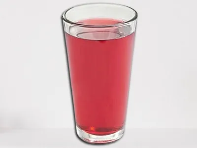 First Watch Cranberry Juice, served chilled in a glass with a vibrant red hue.